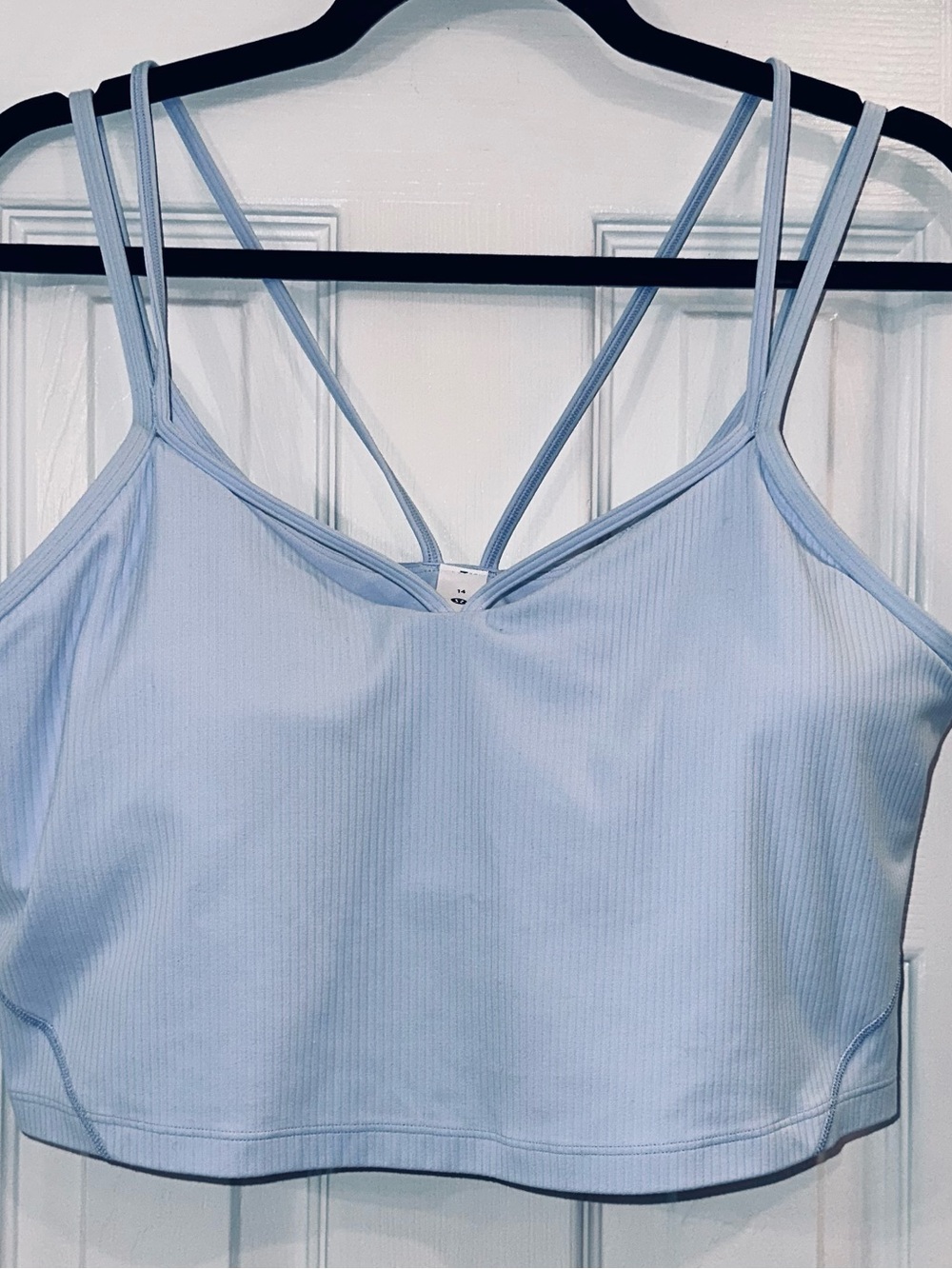 Lululemon Align Strappy
Ribbed Tank Top Windmill blue 14